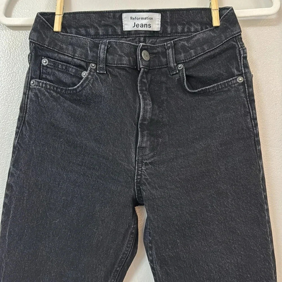 Reformation High Rise Straight Jeans - Picture 2 of 8